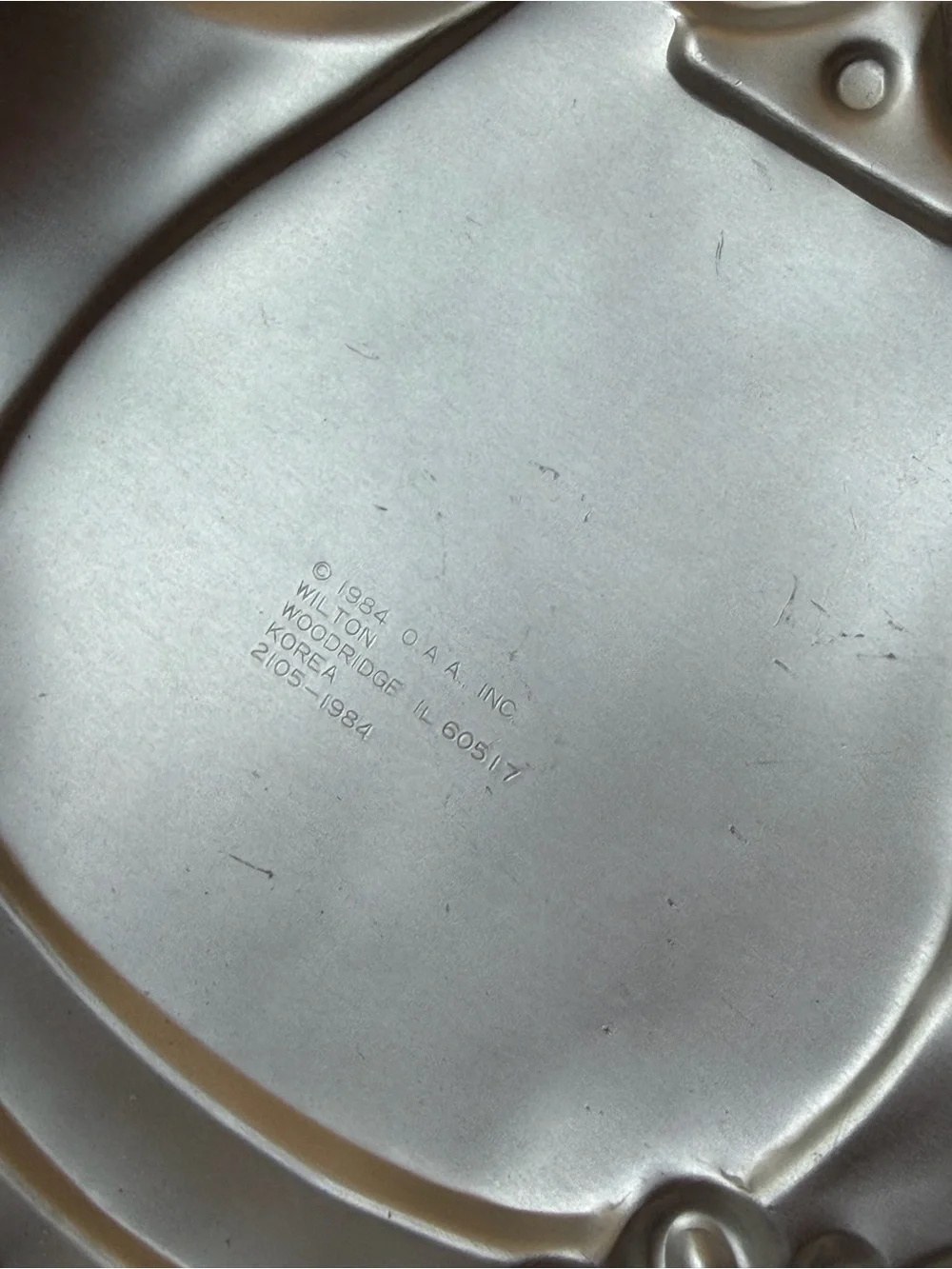 Vintage 1984 Wilton Cabbage Patch Kids Cake Pan Aluminum Mold 2105-384